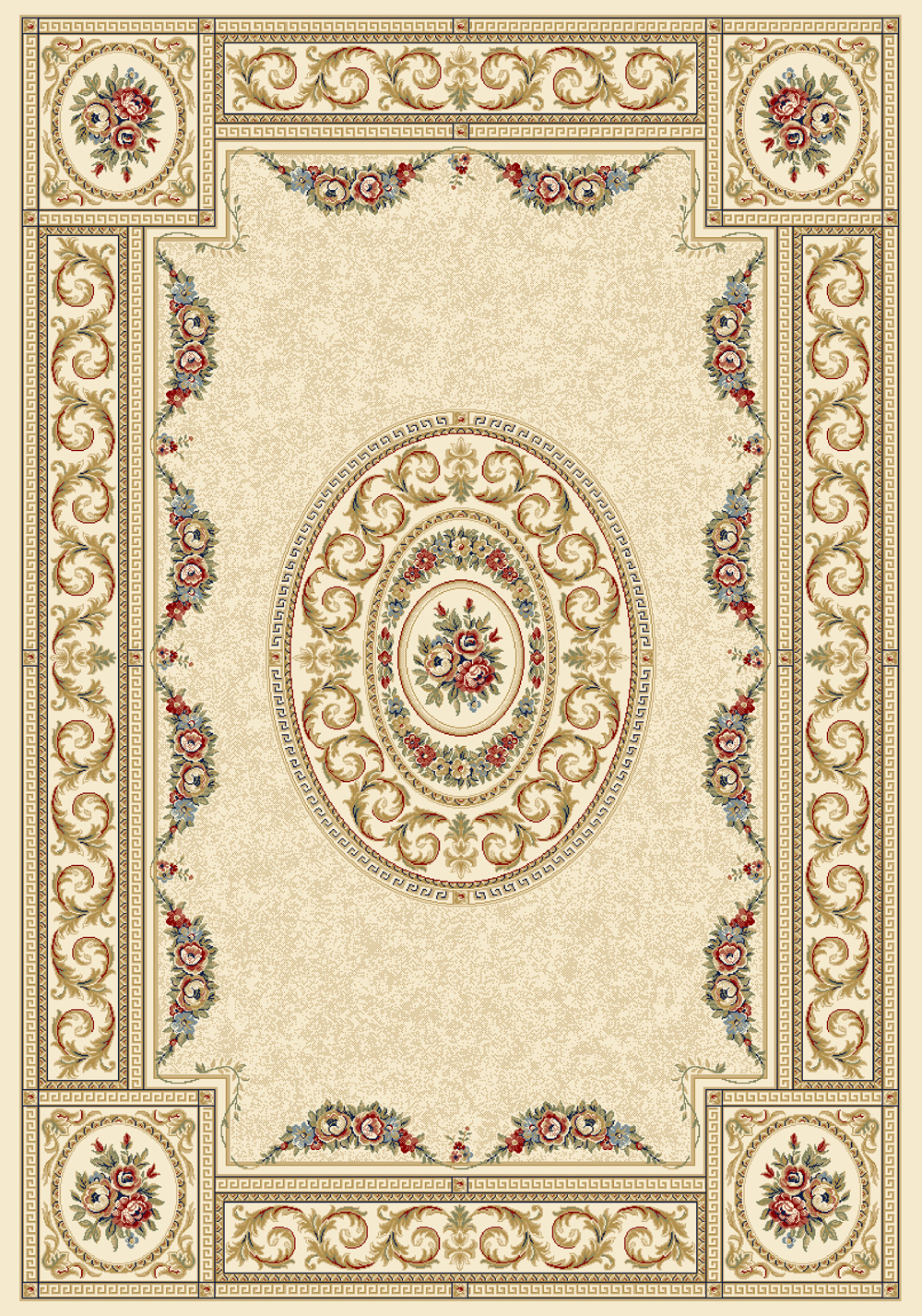 Dynamic ANCIENT GARDEN 57226 IVORY Rug